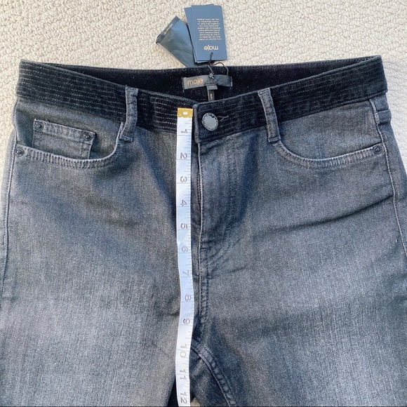 NWT MAJE high-rise skinny jeans - Picture 8 of 10